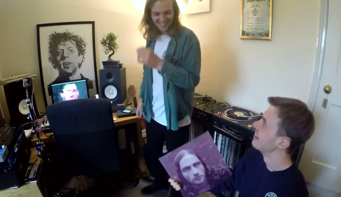 Photo of set Leon Vynehall.