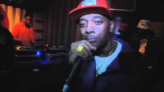 Photo of set Prodigy (Mobb Deep) & Sean P cypher at Boiler Room Rap Life NY.