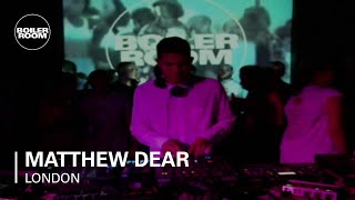 Photo of set Matthew Dear.