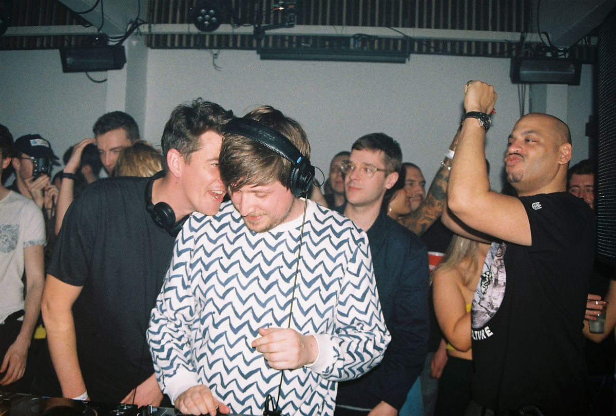 Photo of set Grainger b2b Skream b2b Dennis Ferrer.