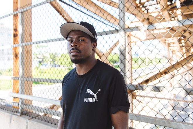 Photo of set DJ Manny.