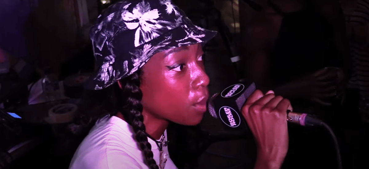 Photo of set Little Simz.