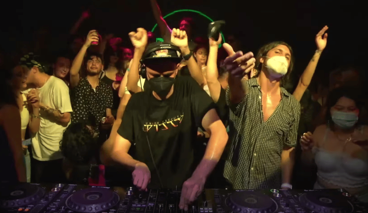 Photo of set Boys Noize.