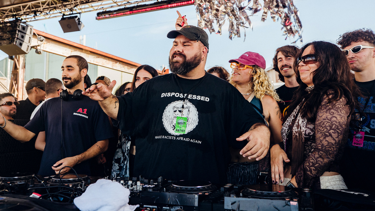 Photo of set dj pgz.