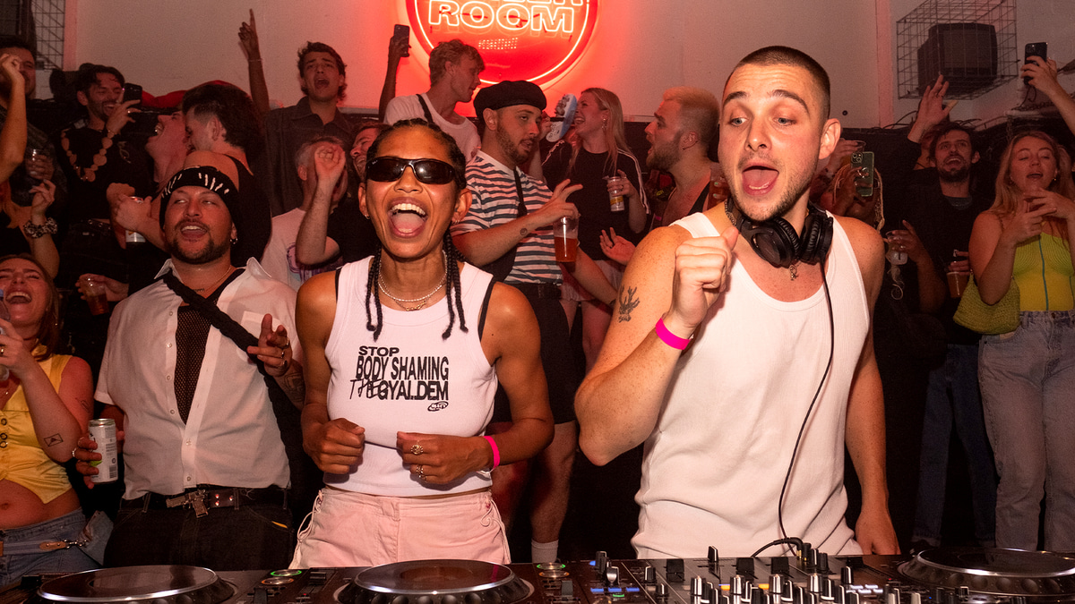 Photo of set Lil C b2b Lagoon Femshayma.