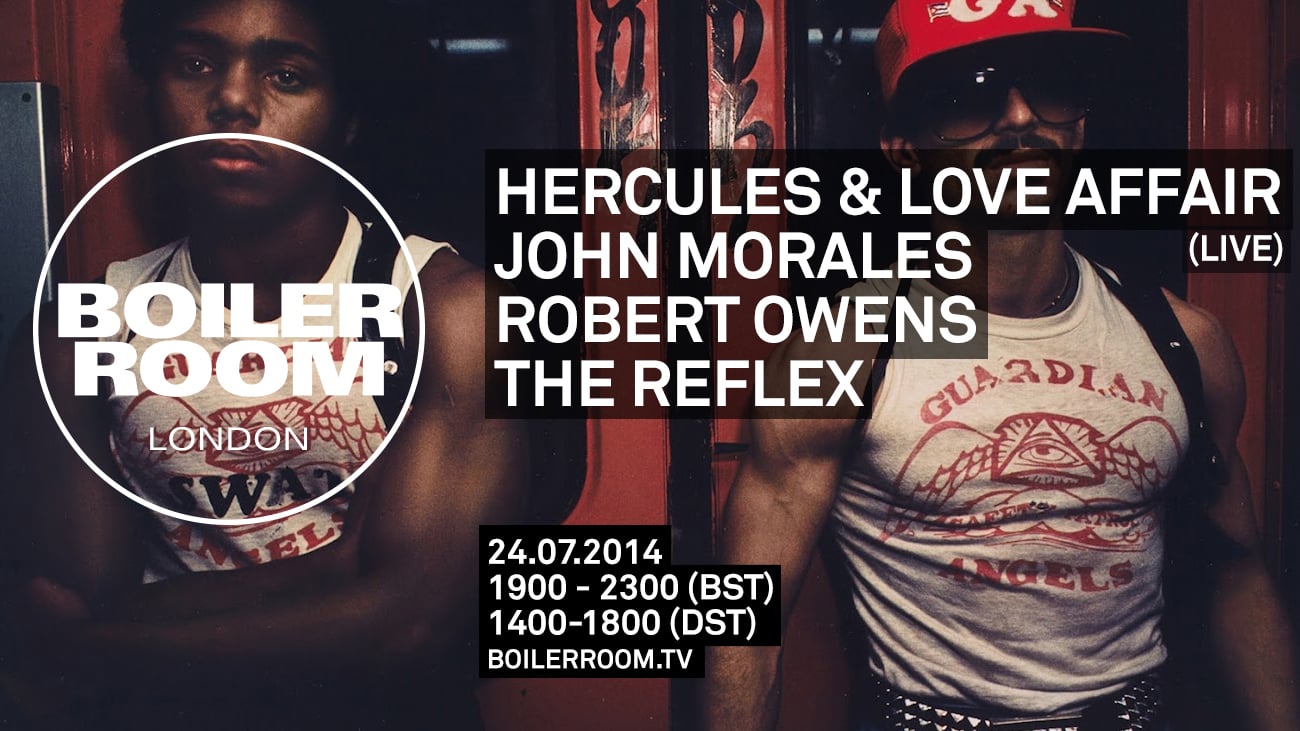 London: Hercules & Love Affair, John Morales, Robert Owens, The Reflex flyer