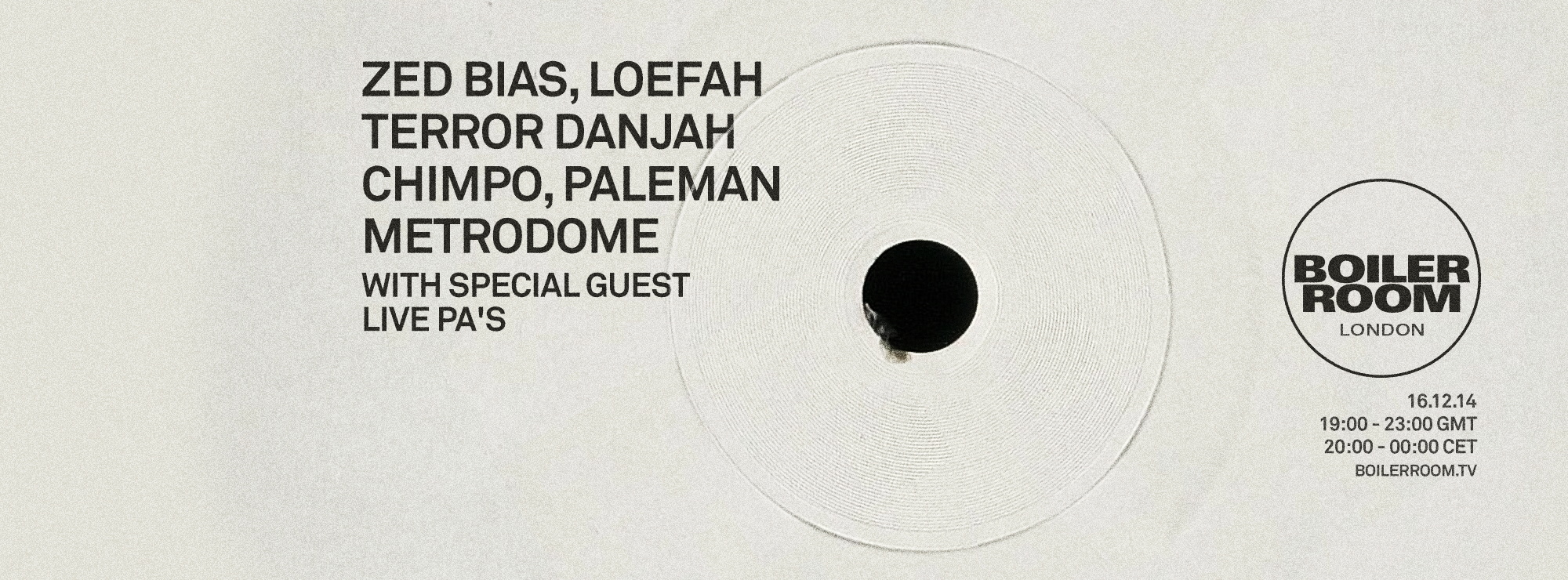 London: Zed Bias & Friends flyer