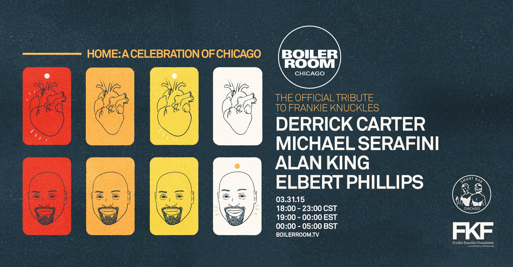 Home: A Celebration of Chicago, II – The Official Tribute to Frankie Knuckles flyer