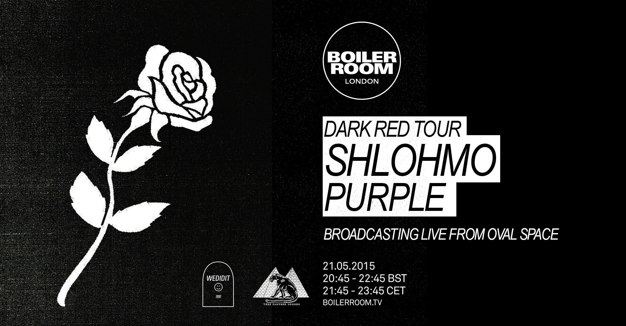 Shlohmo & Purple flyer