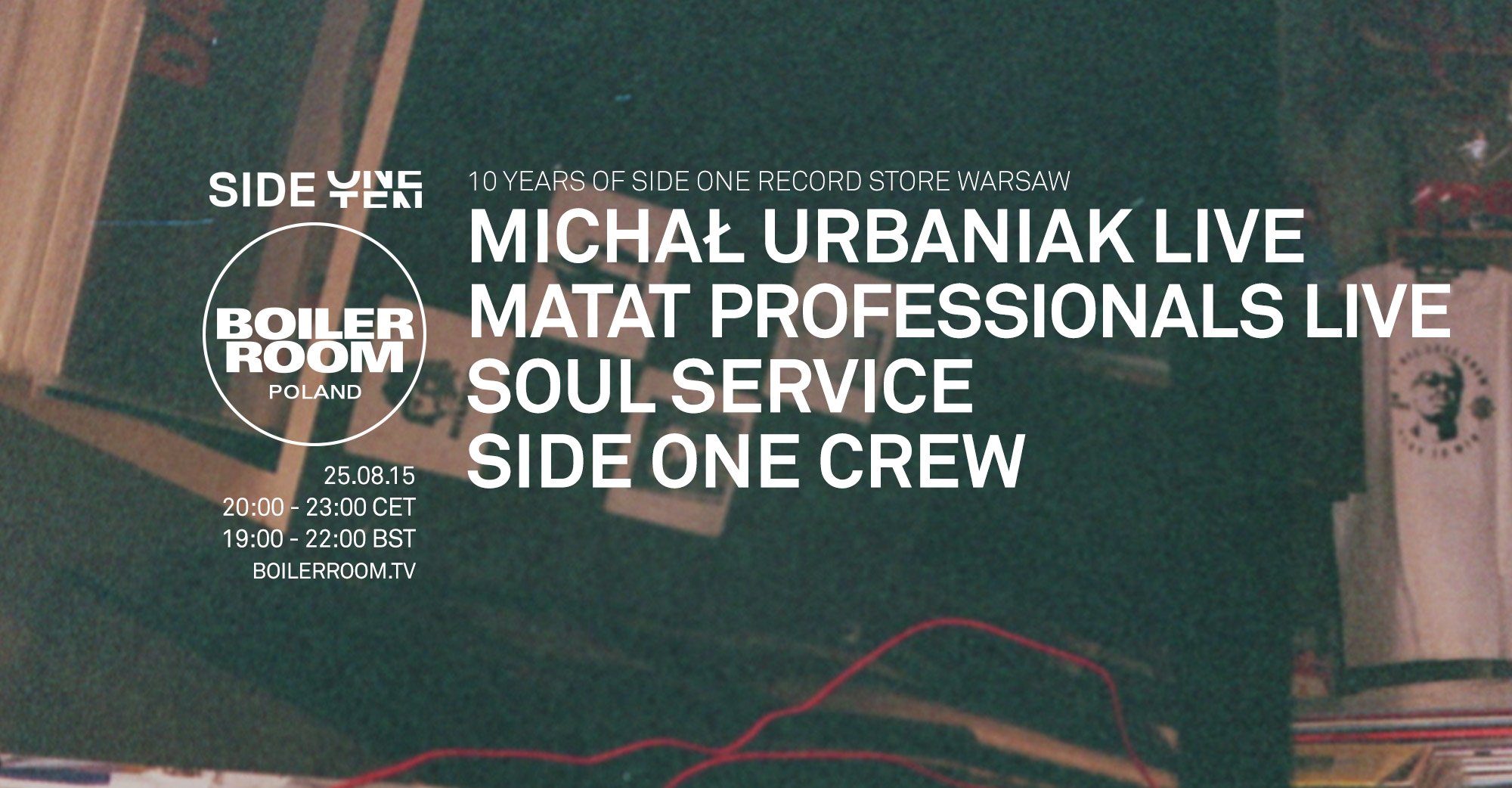 Poland: 10 Years of Side One Record Store flyer