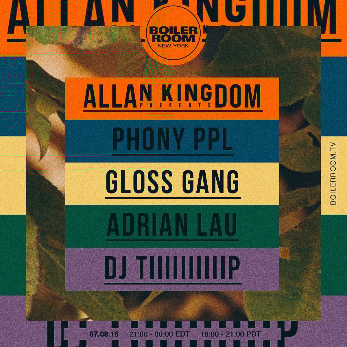 Allan Kingdom Presents: Phony Ppl, Gloss Gang, Adrian Lau & DJ Tiiiiiiiiiip flyer