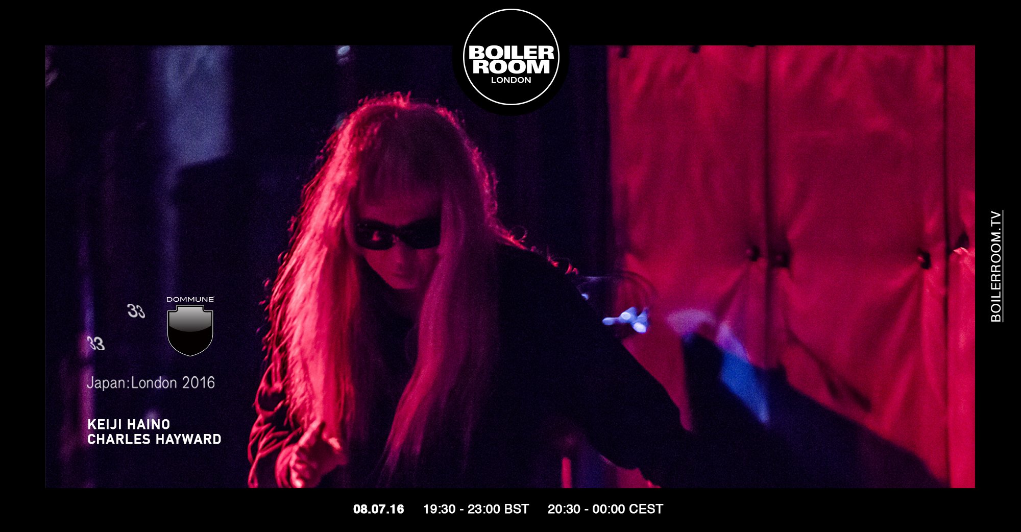 Keiji Haino & Charles Hayward flyer