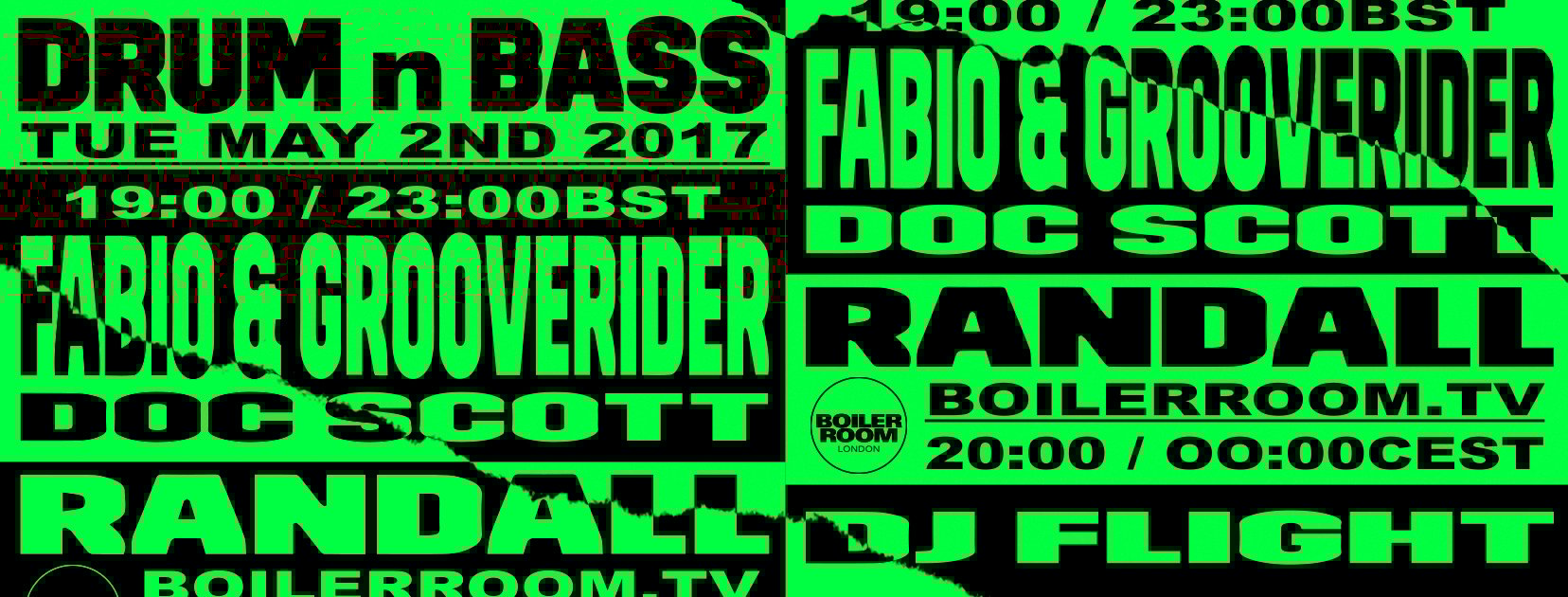 D&B Allstars Vol. 1 — Fabio & Grooverider, Randall, Doc Scott + DJ Flight flyer