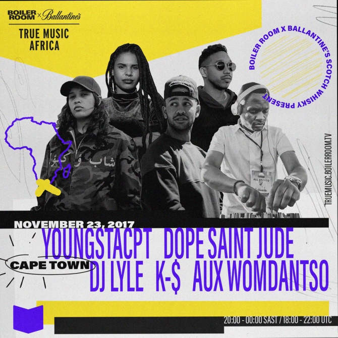 Boiler Room x Ballantine's - True Music Africa | Cape Town flyer