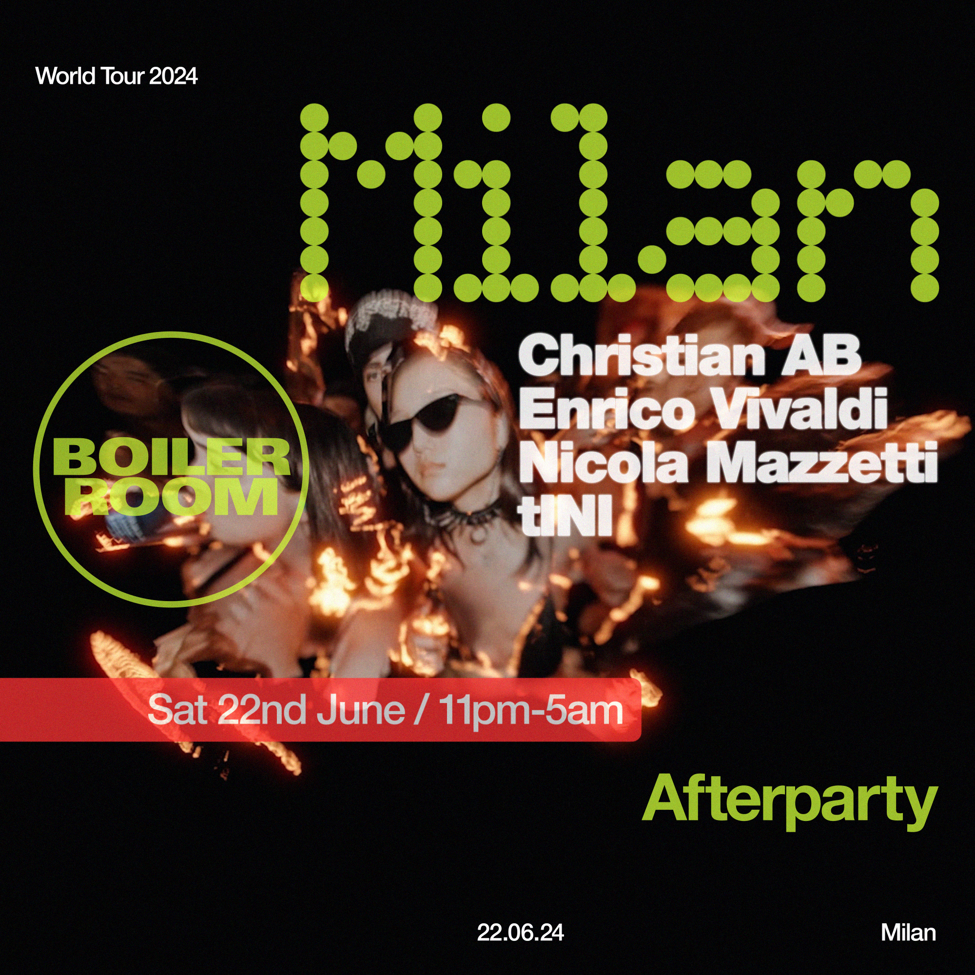 Milan | Afterparty flyer