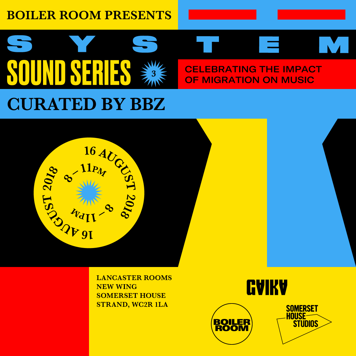 SYSTEM SOUND SERIES: BBZ flyer