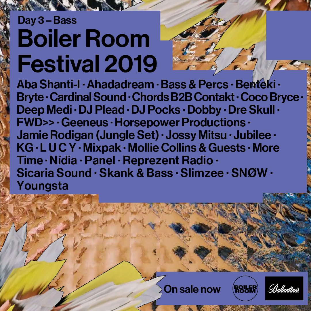 Boiler Room Festival Day 3: Bass flyer