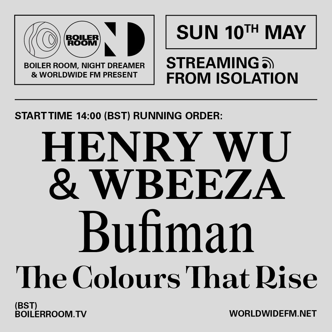 Streaming From Isolation with Night Dreamer & Worldwide FM - #9 flyer