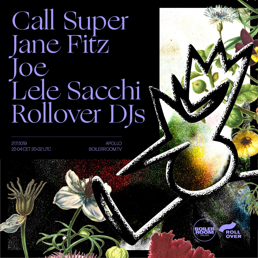 Boiler Room Milan: Apollo flyer