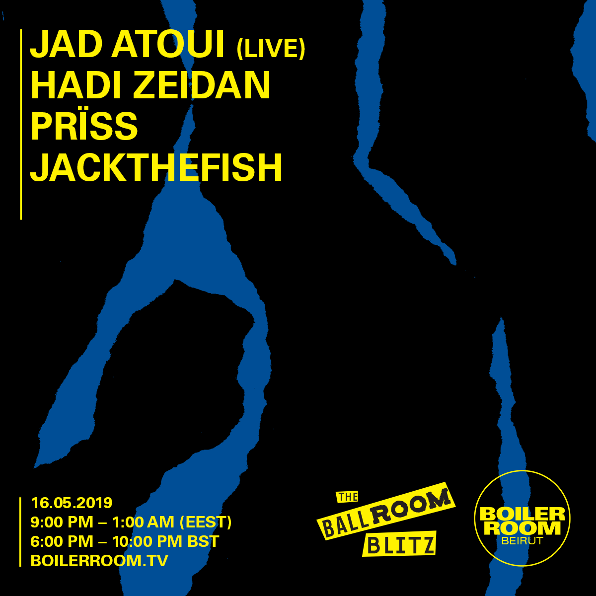 Ballroom Blitz Rebroadcast flyer