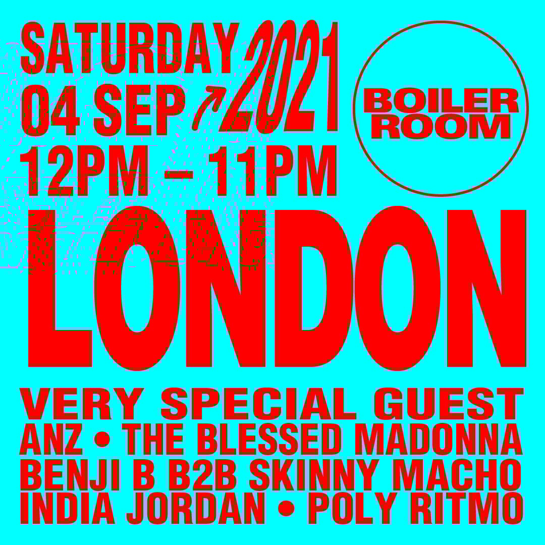 Boiler Room: London flyer