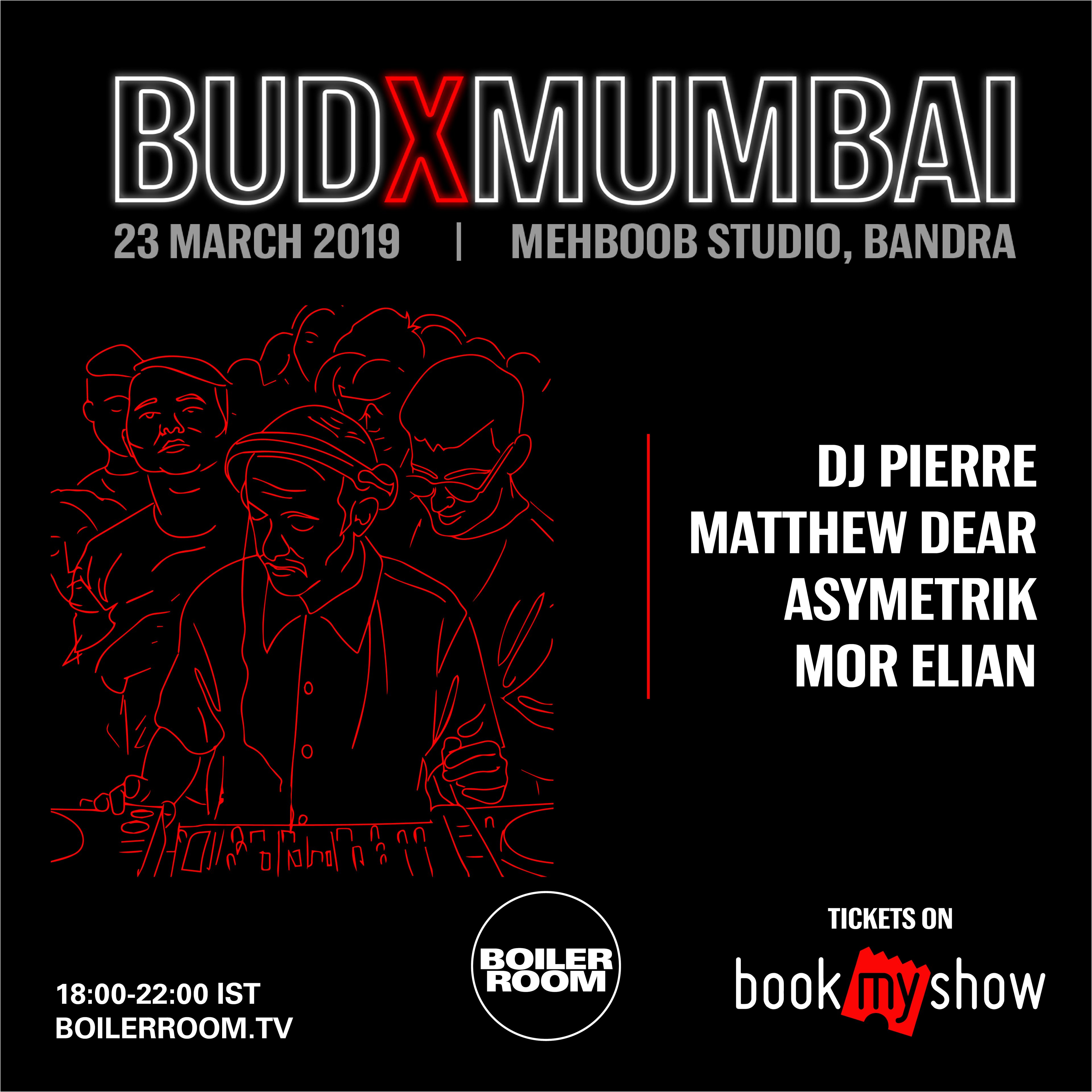 Boiler Room at Bud X Mumbai 2019 flyer
