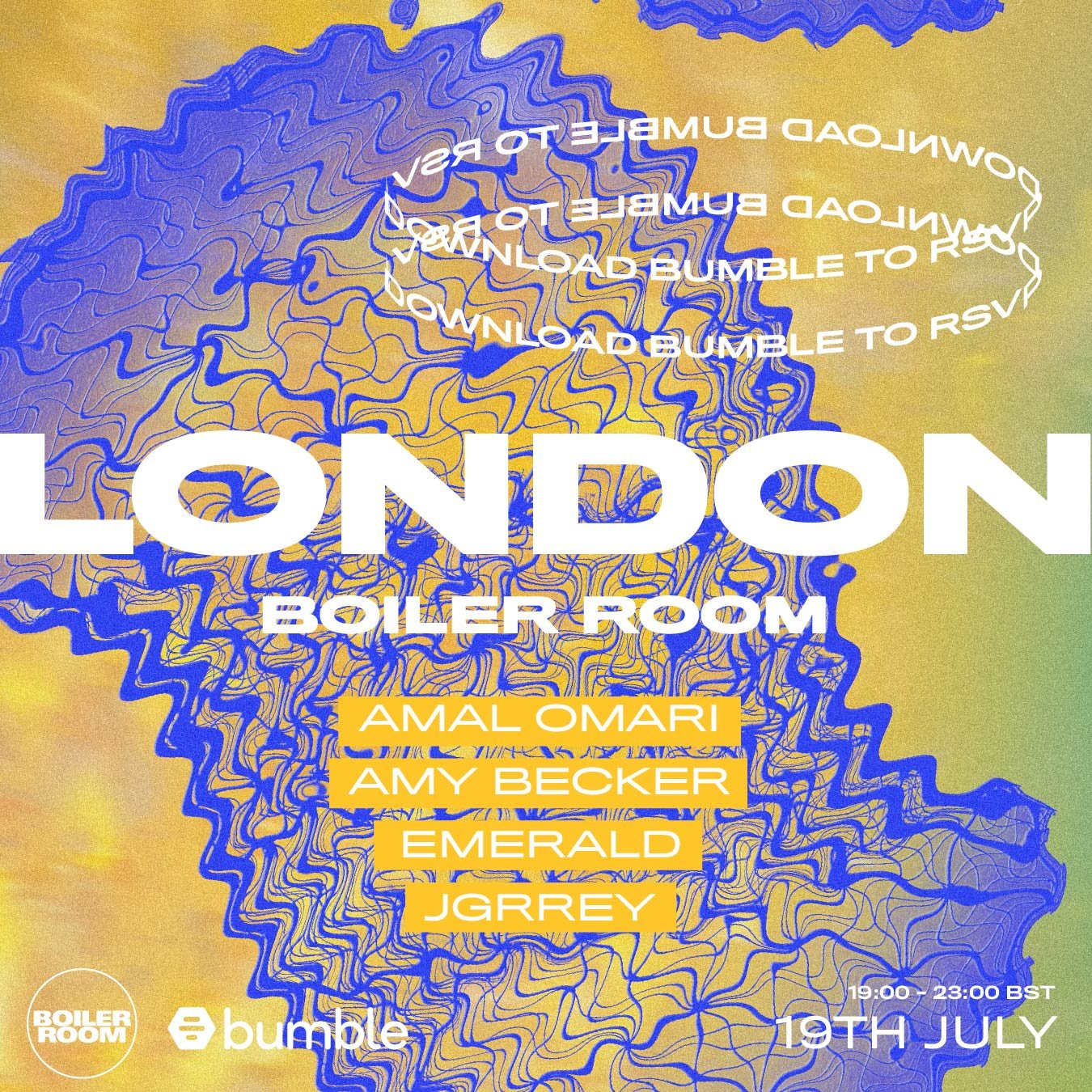 Bumble London flyer