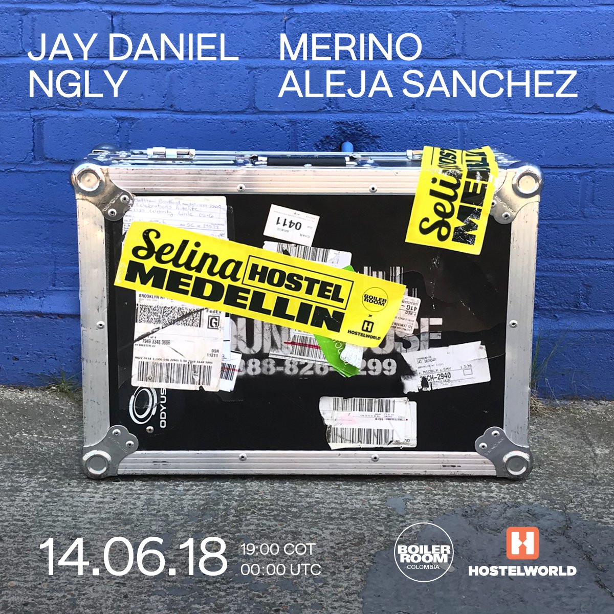 Boiler Room x Hostelworld flyer