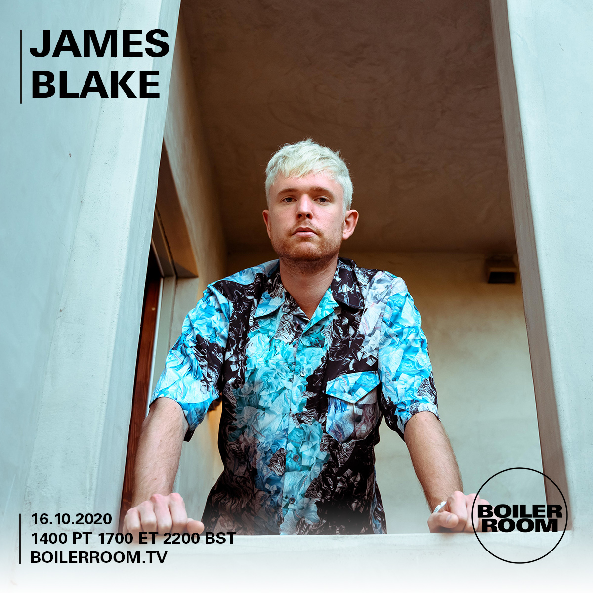 James Blake  pres. "Before" | Boiler Room flyer