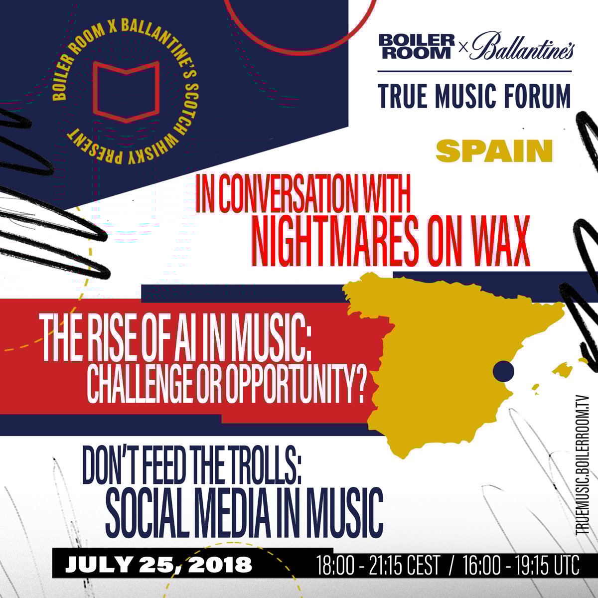 True Music Hybrid Sounds: Spain Forum flyer