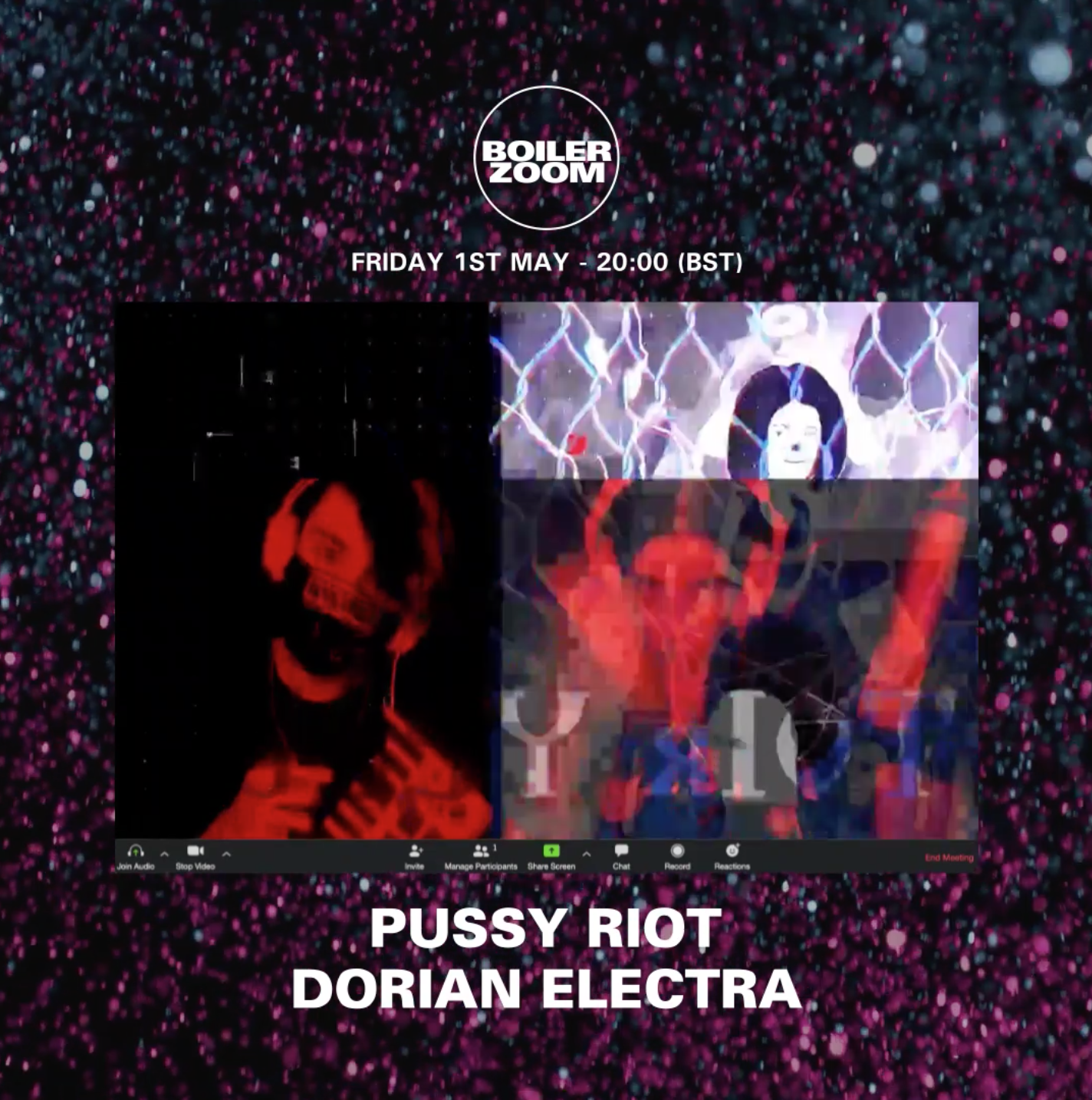 Streaming From Isolation with Pussy Riot flyer