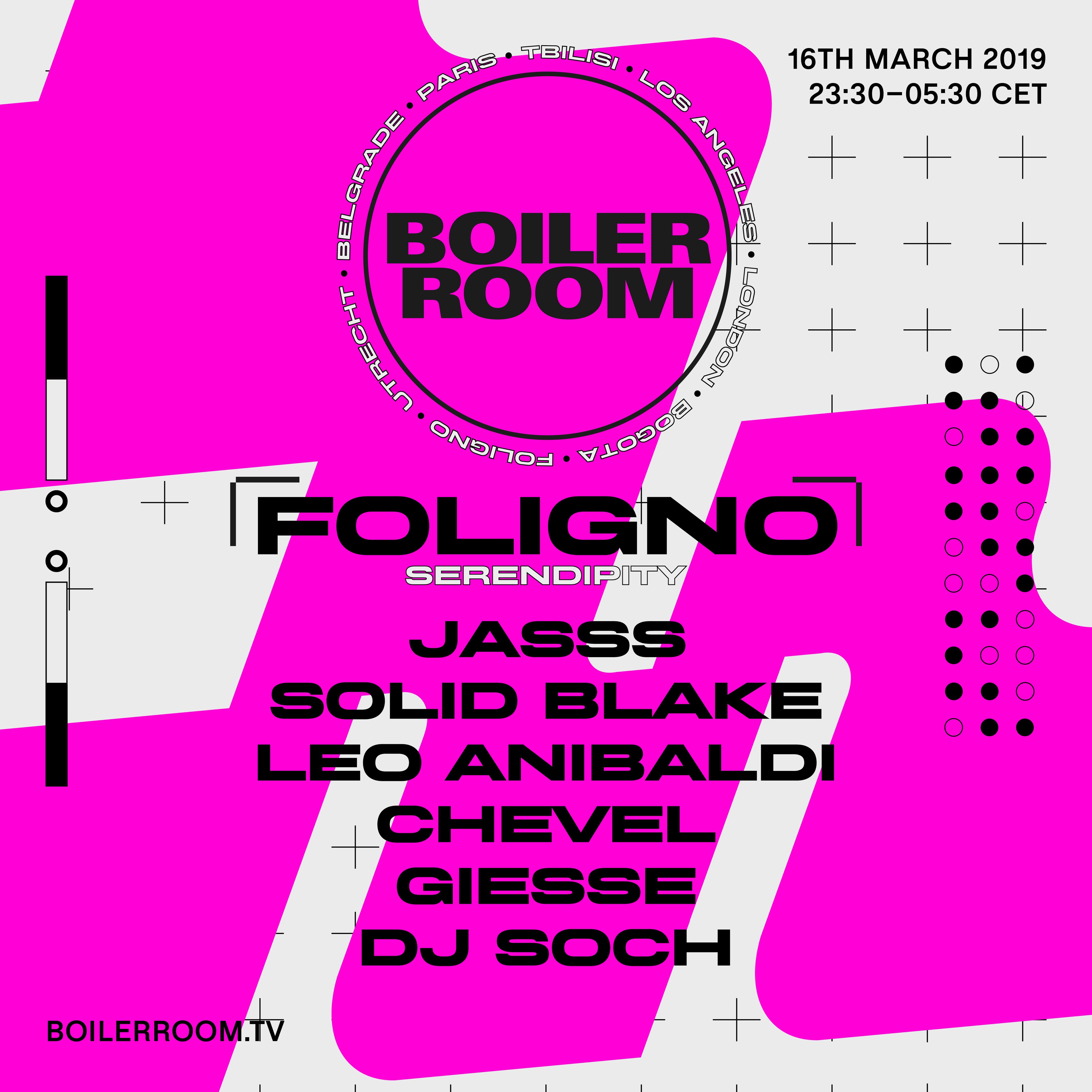 Boiler Room Foligno: Serendipity flyer