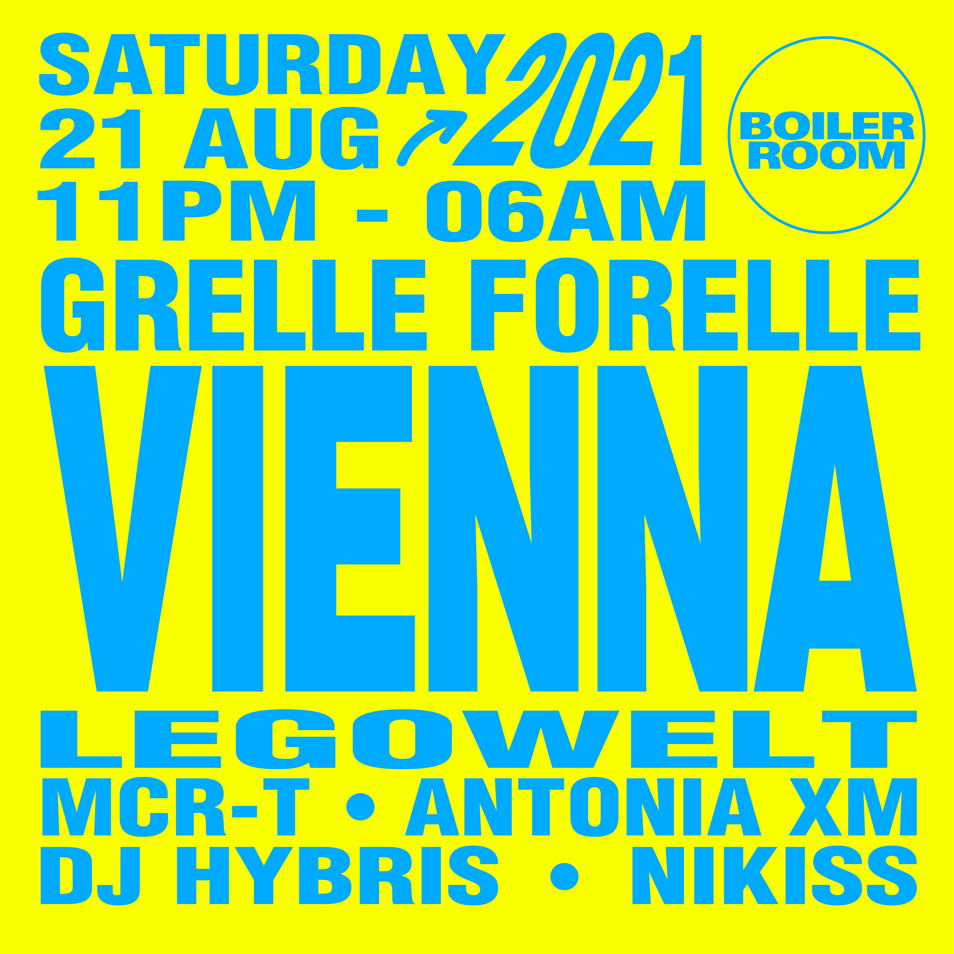 Boiler Room: Vienna | After Party flyer