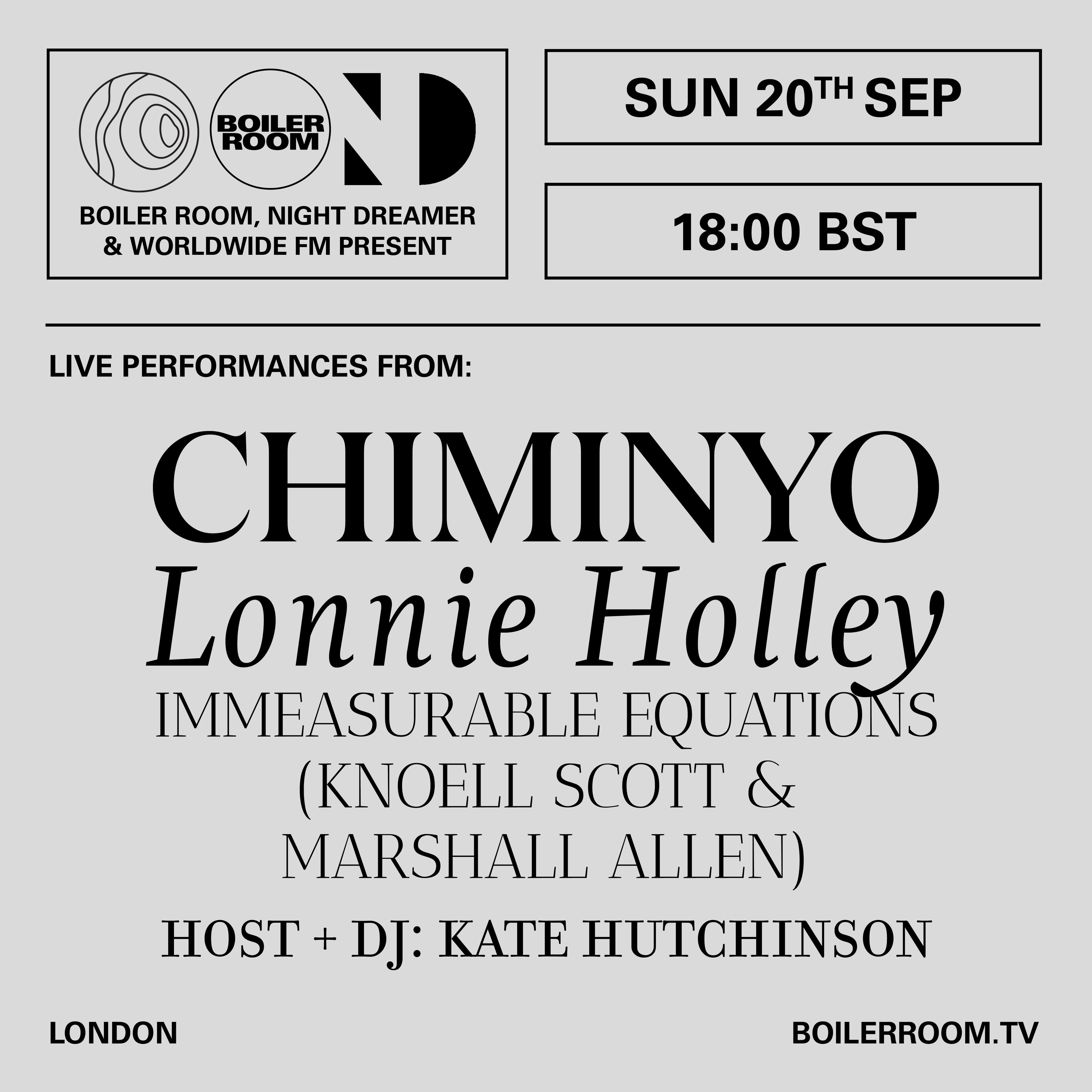 Boiler Room with Night Dreamer & Worldwide FM flyer