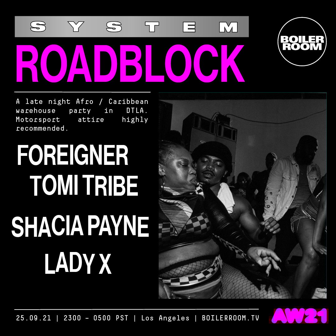 SYSTEM: ROADBLOCK flyer