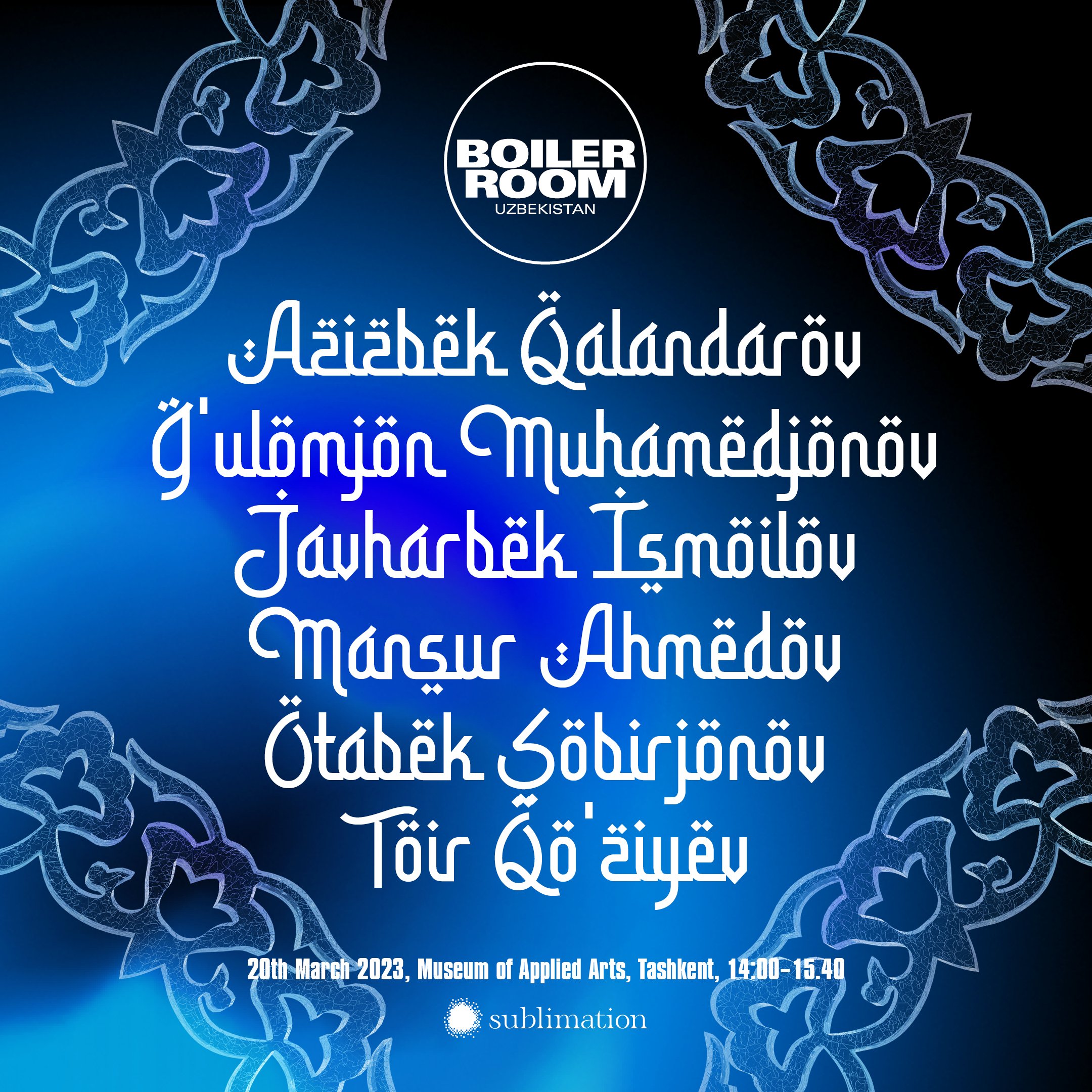 Uzbekistan: Sublimation | Day 2 flyer