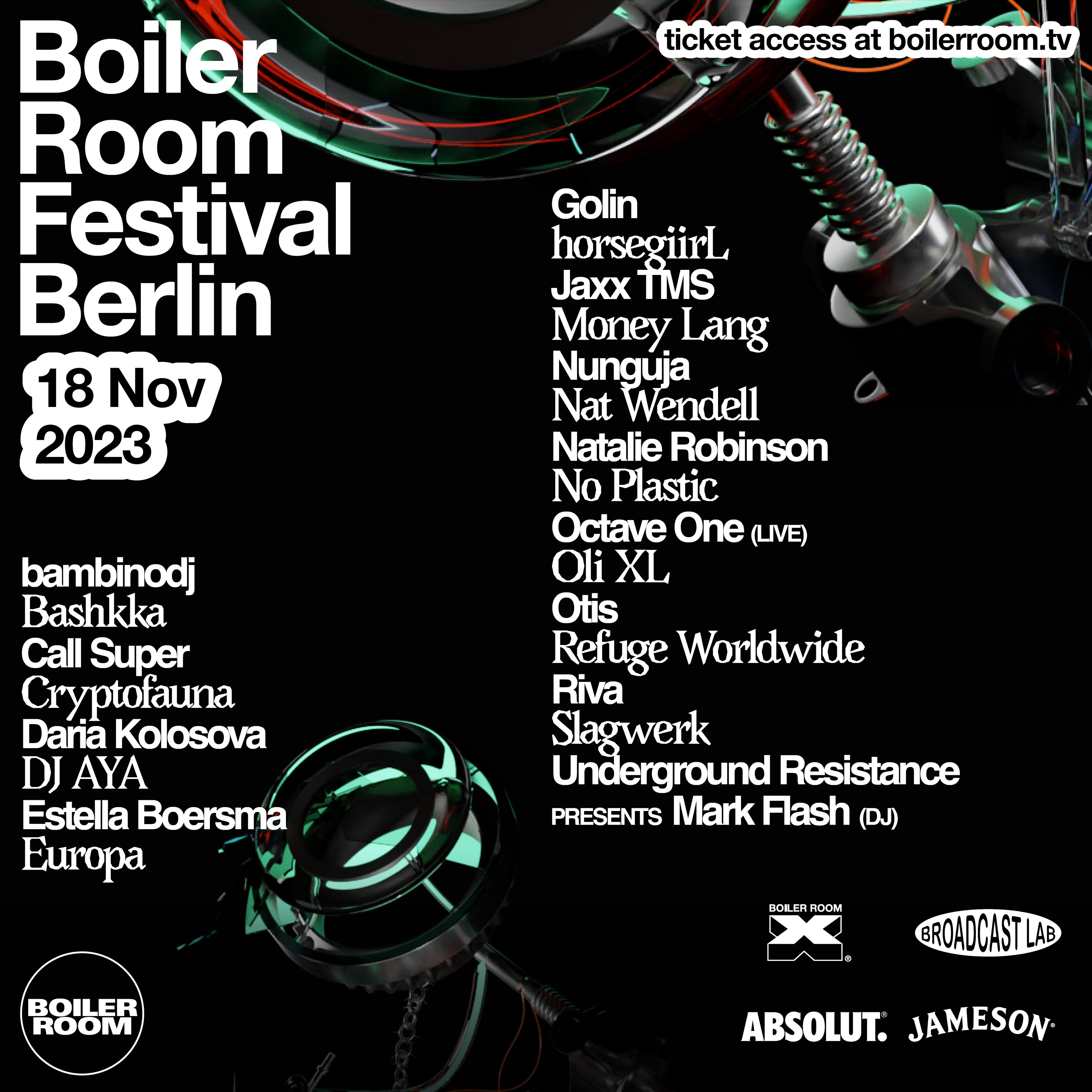 Boiler Room Festival Berlin | Day 3 flyer