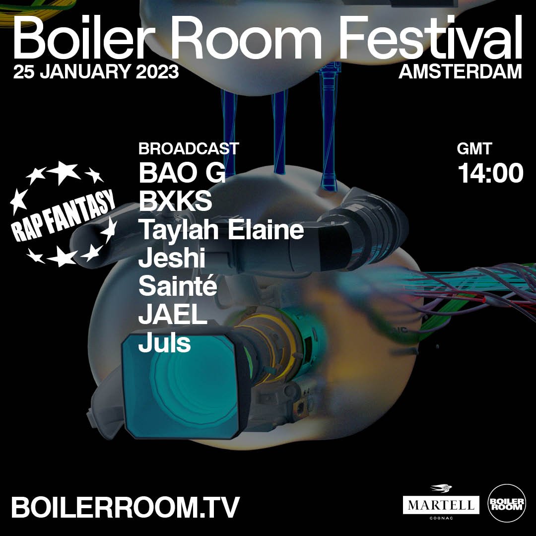 Boiler Room Festival Amsterdam: Rap Fantasy flyer