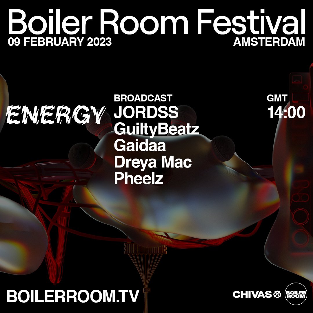Boiler Room Festival Amsterdam: Energy flyer
