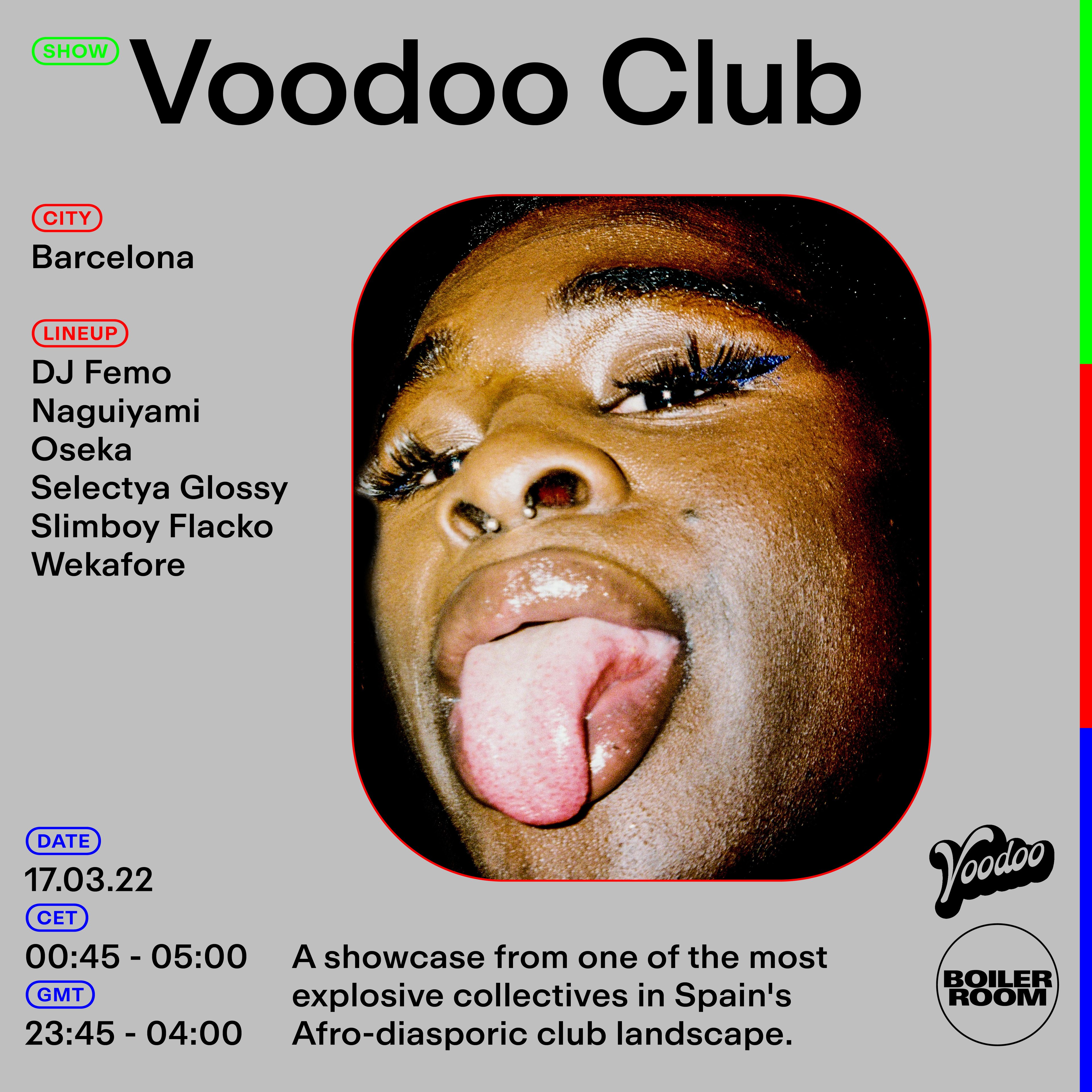 Barcelona: Voodoo Club flyer