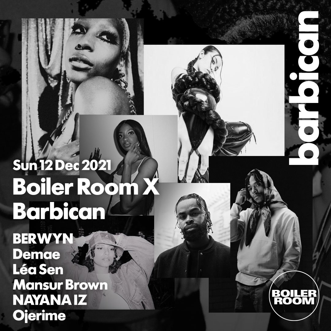 Boiler Room x Barbican flyer