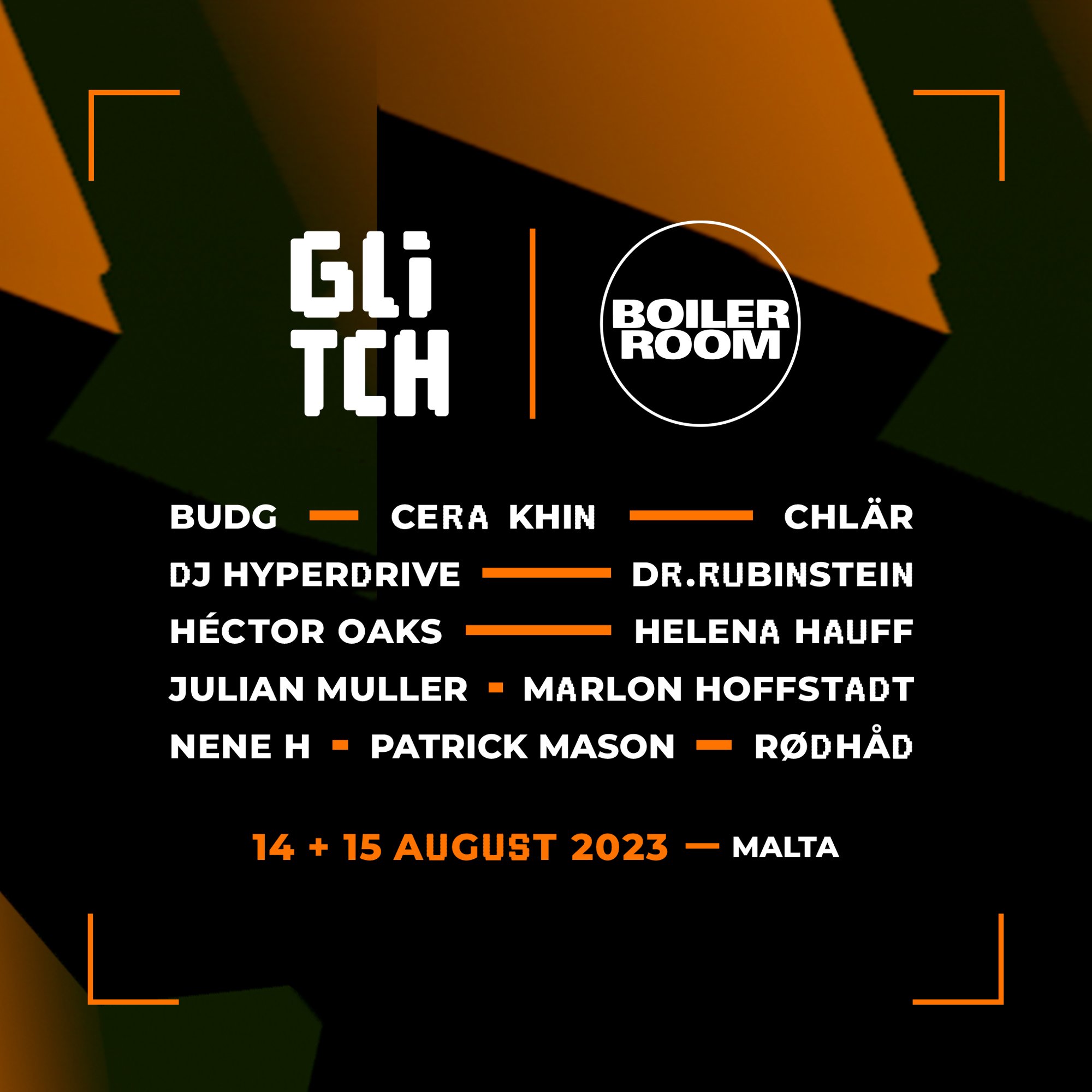 Glitch Festival 2022 - Sunday flyer