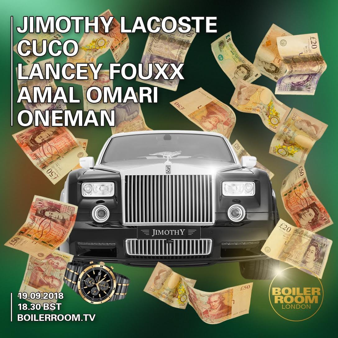 LDN: Jimothy Lacoste flyer