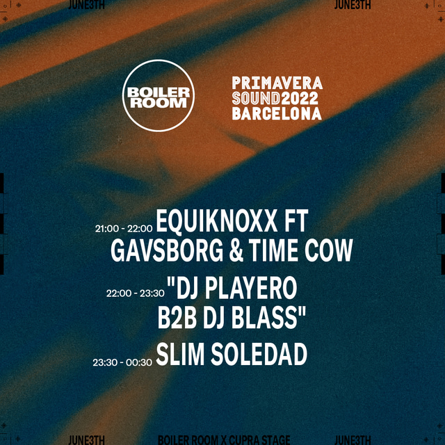 Flyer for event Primavera Sound x Cupra | Day 2.