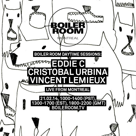 Flyer for event Boiler Room Montreal Daytime Session.