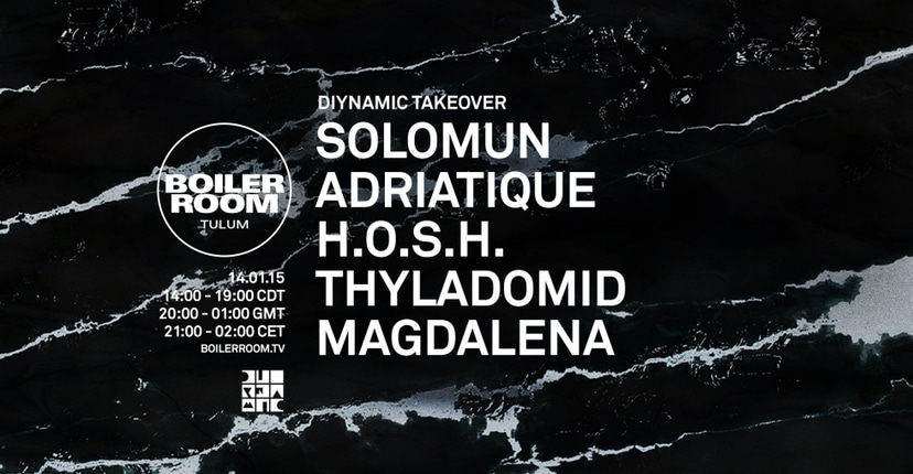 Flyer for event Tulum: Diynamic Takeover.