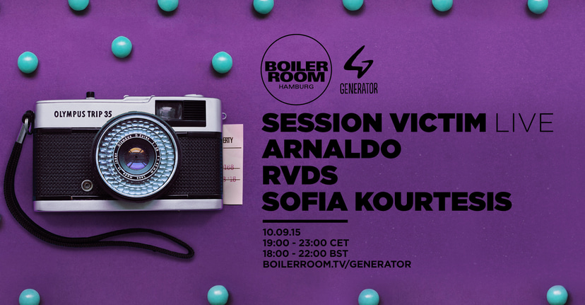 Flyer for event BR x Generator: Hamburg.