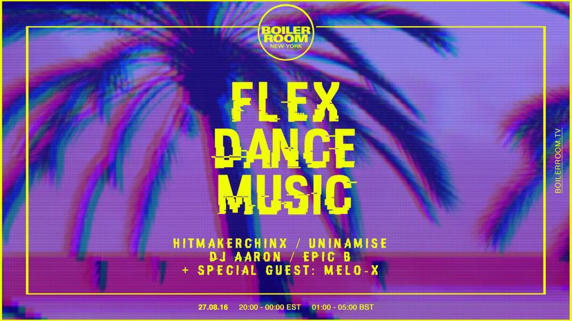 Flyer for event Flex Dance Music.