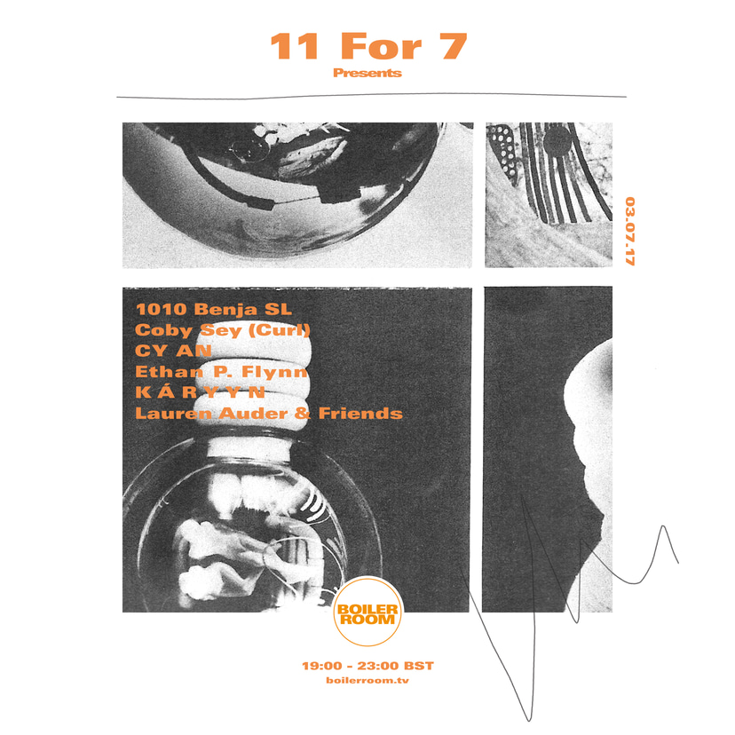 Flyer for event 11 For 7 presents....