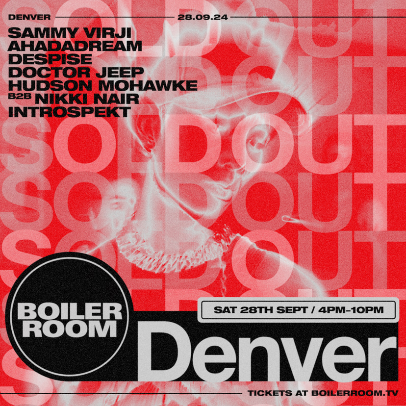 Flyer for event Denver | Saturday.